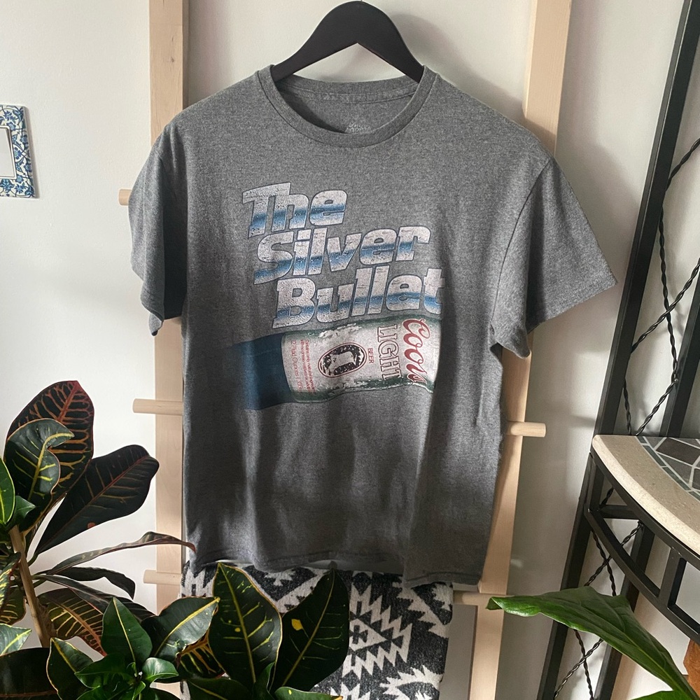 Coors Light Graphic Silver Bullet Tee